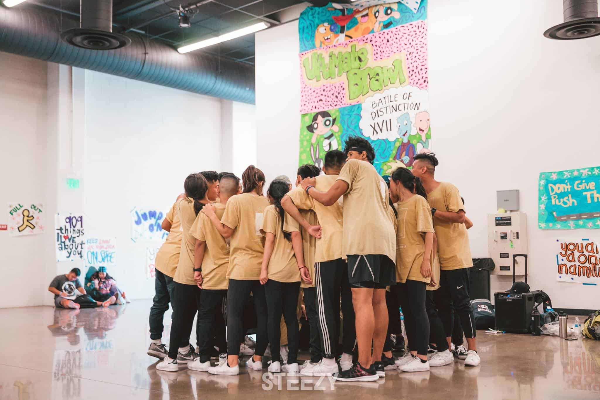 Adult Team Good Project Huddle